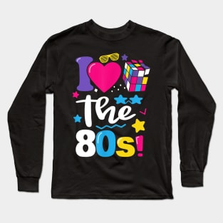 I Love The 80s Gift Clothes for Women and Men Long Sleeve T-Shirt